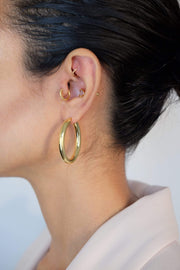 Saffy Jewels Earrings Sade Hoops Yellow / Oval EGN0320300_1